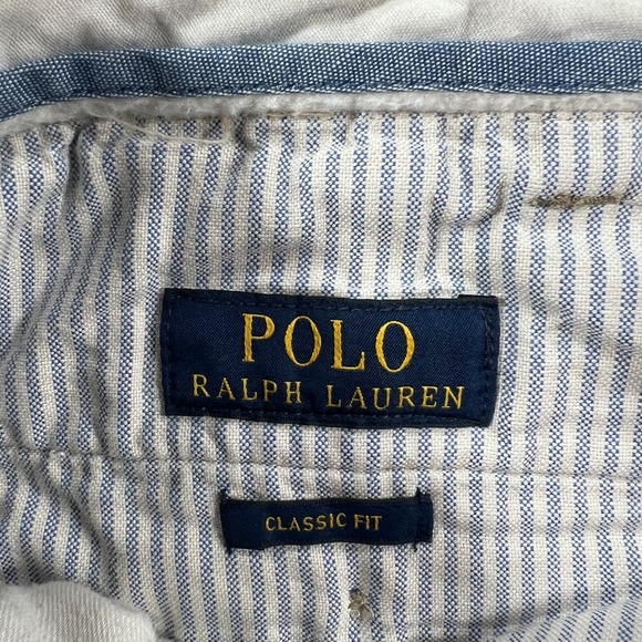 Polo Ralph Lauren Chino Pants Mens 38x32 Beige Classic Fit Casual Golf Outdoor - Picture 2 of 16